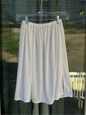 Classic White Midi Skirt